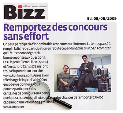 Article de Bizz.be