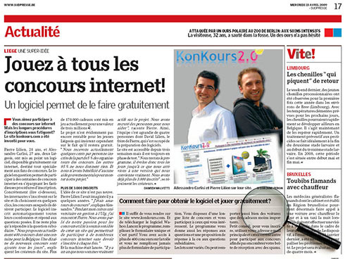 Article Le Soir